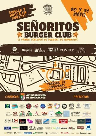 Cartel del 'Señoritos Burger Club'.