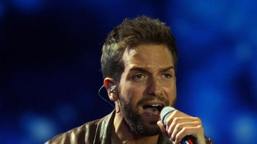 Pablo Alborán, en un concierto en Viña del Mar.