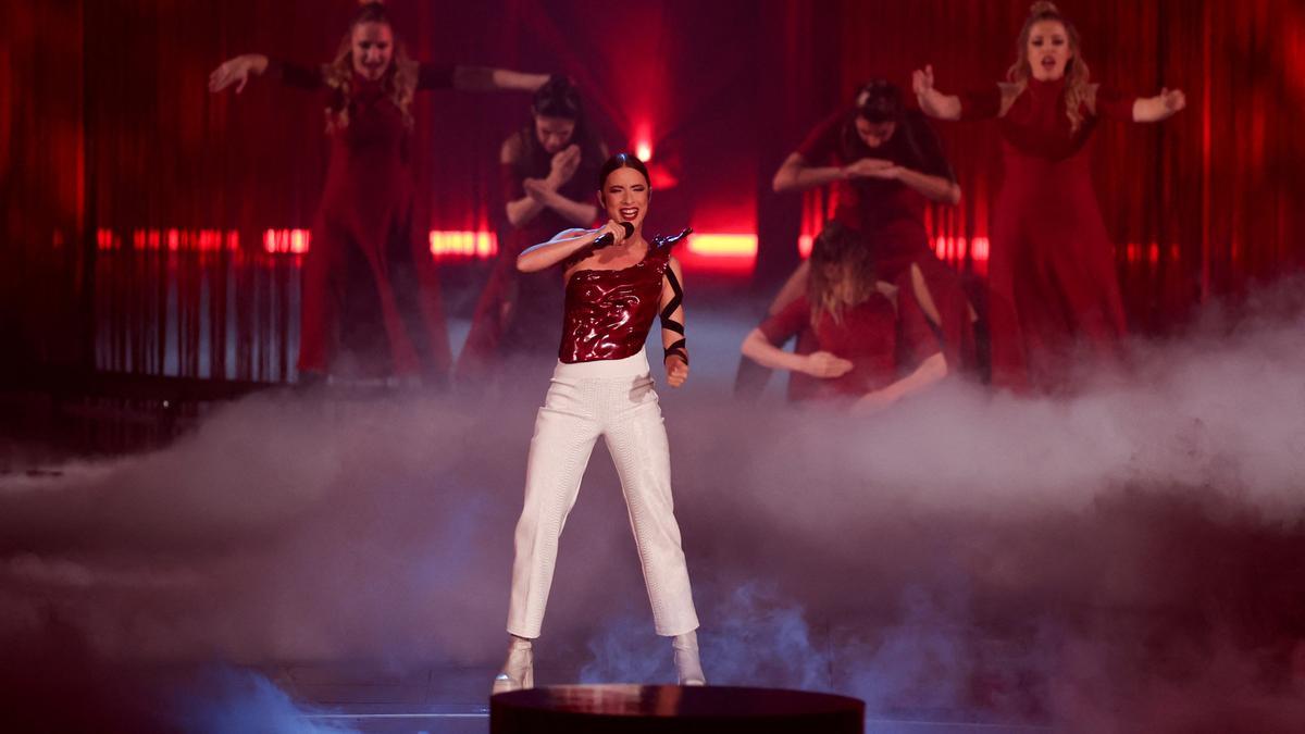 La actuación de Blanca Paloma en Eurovisión.