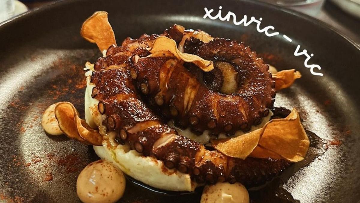 Un plato del restaurante XinVic