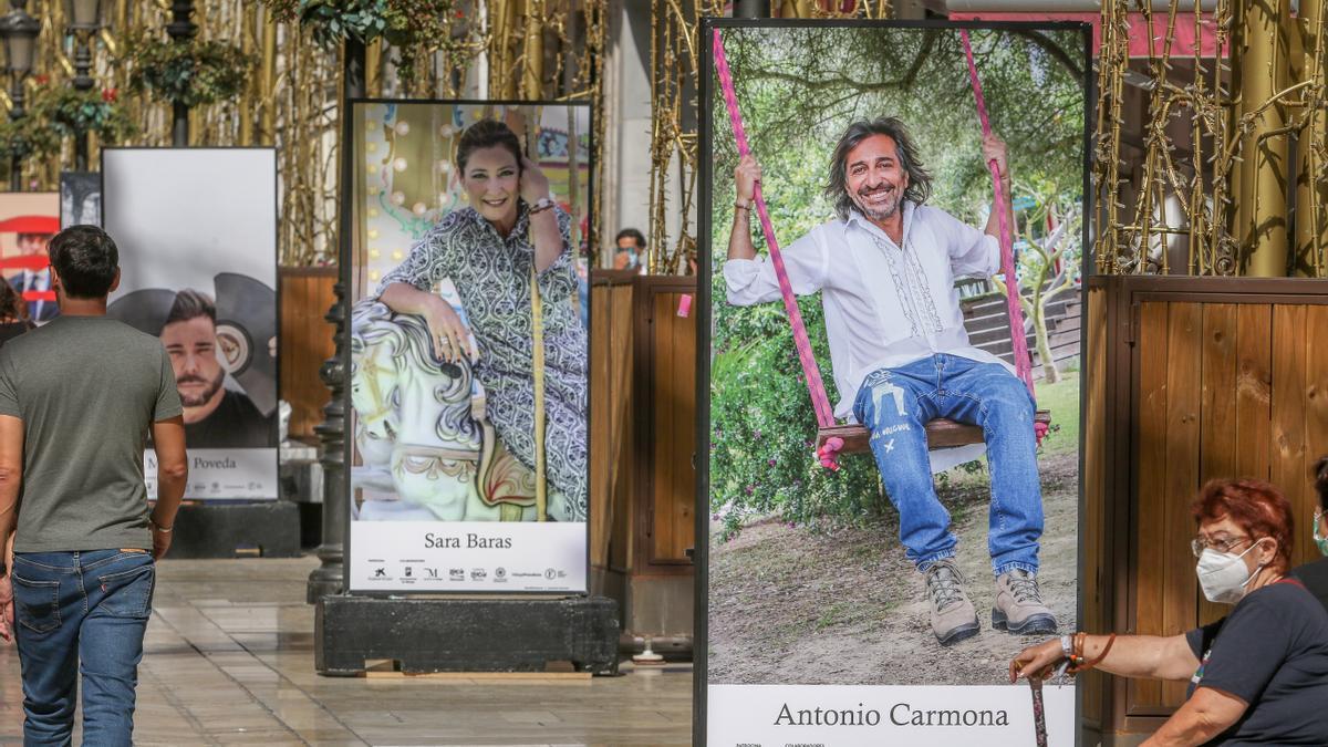 Fotos de la exposición 'Out Flamenco' de la calle Larios