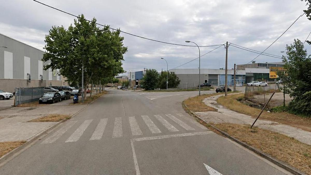 Imatge del carrer d'Edisson, al polígon de Bufalvent de Manresa
