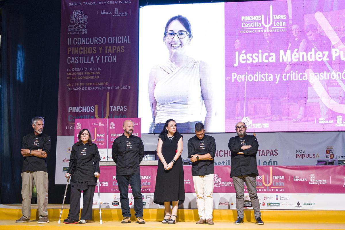 Miembros del jurado del II Concurso Oficial de Pinchos y Tapas de Castilla y León.