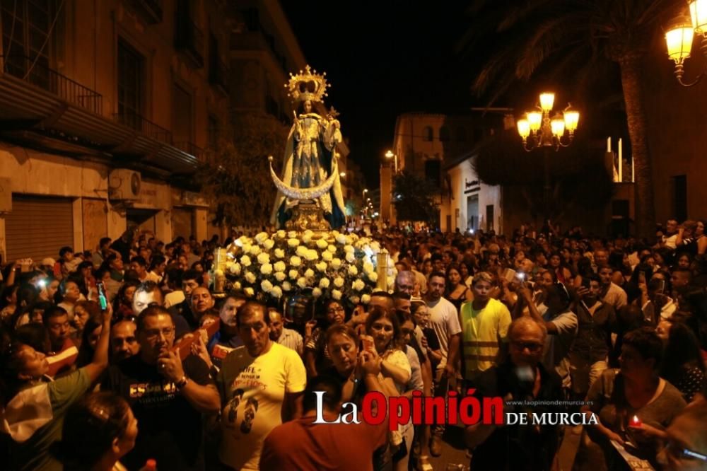 Procesión de la Virgen del Cisne en Lorca