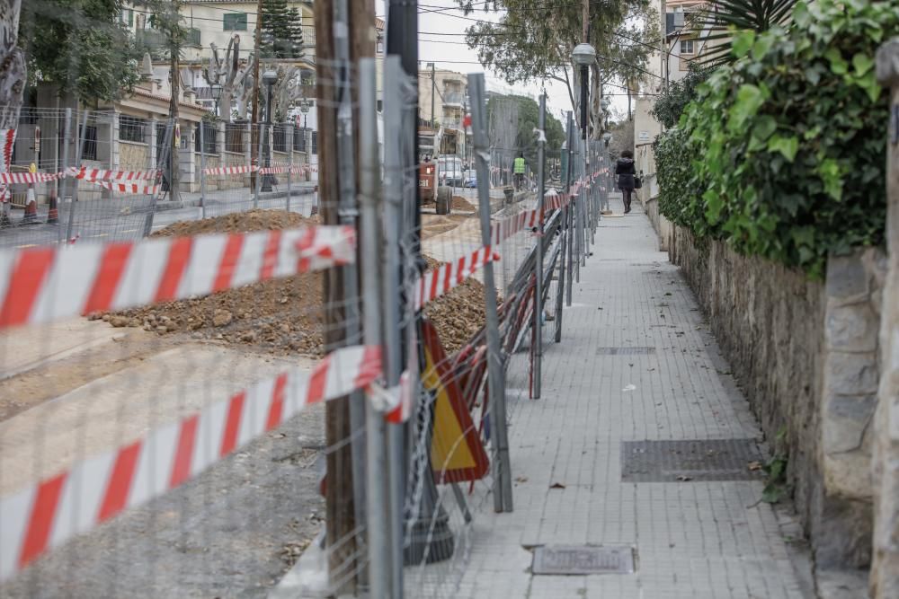 Una jueza ordena paralizar obras de Emaya por obstruir los garajes de los vecinos