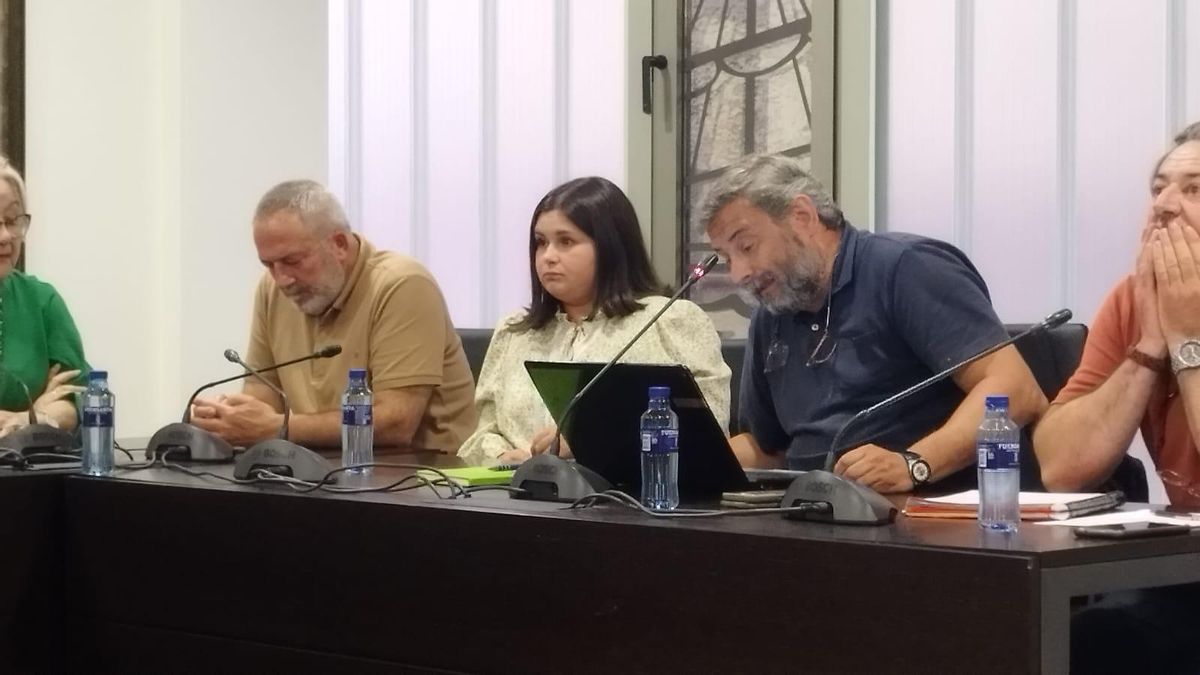 Cristina Cerra durante su último pleno como concejala del PSOE