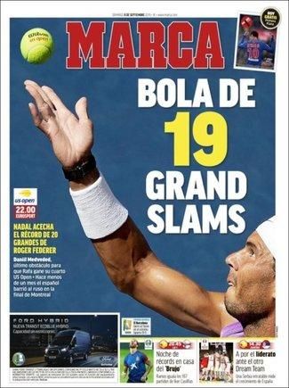 Portadas de los principales diarios deportivos