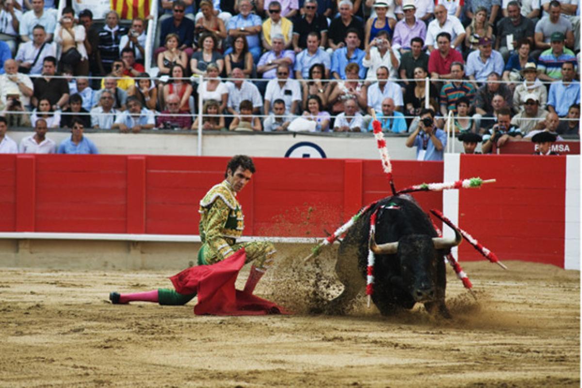 Una altra imatge de José Tomás, el 2009.