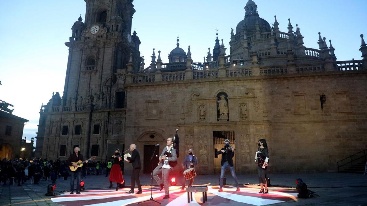 Ceremonia de la prolongación del Xacobeo otros 365 días.   | // XOÁN ÁLVAREZ