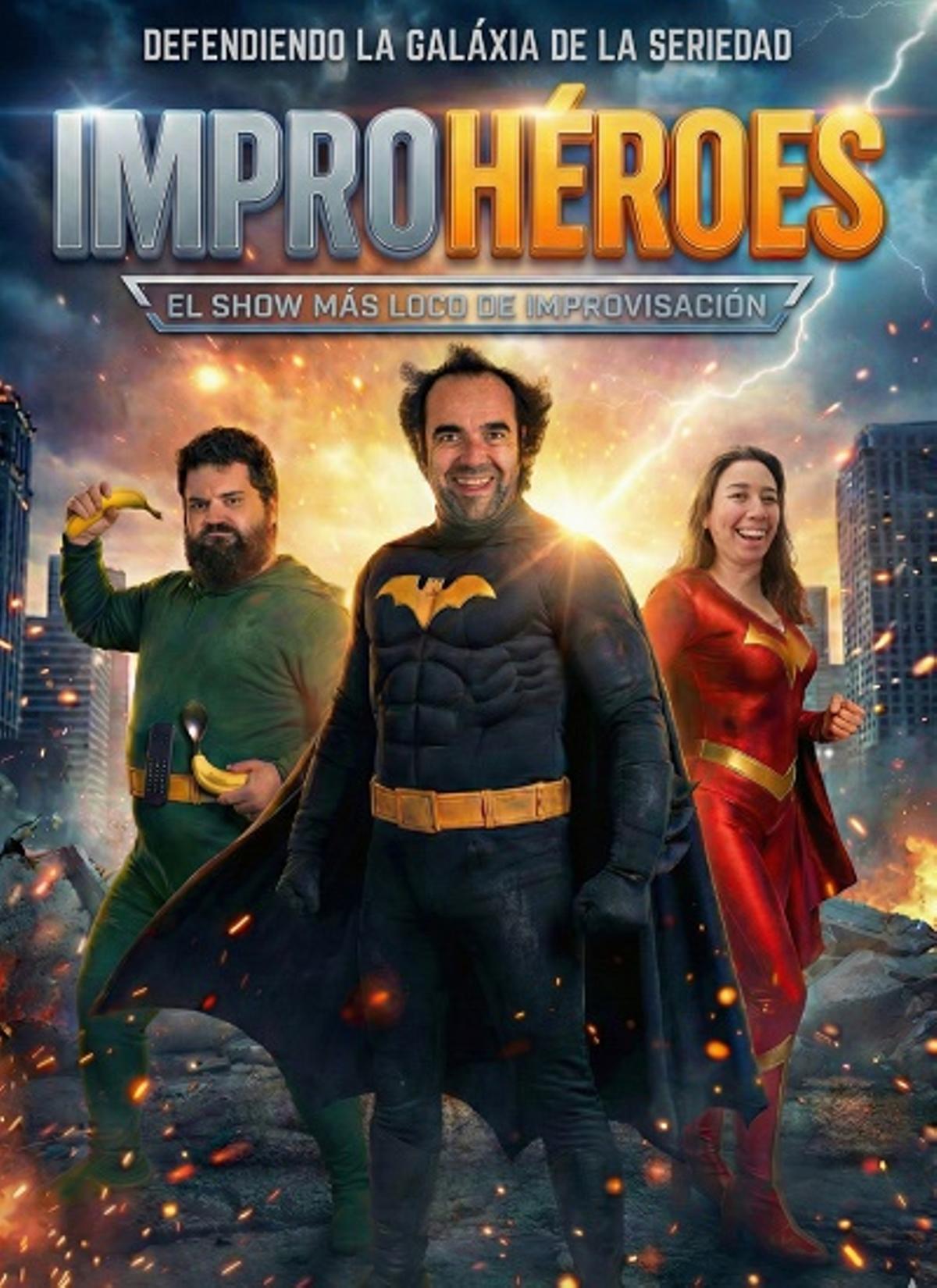 “Improhéroes”, un espectáculo donde el público participa activamente
