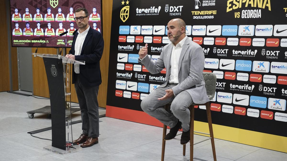 Chus Mateo presenta la seva primera llista com a seleccionador d’Espanya.