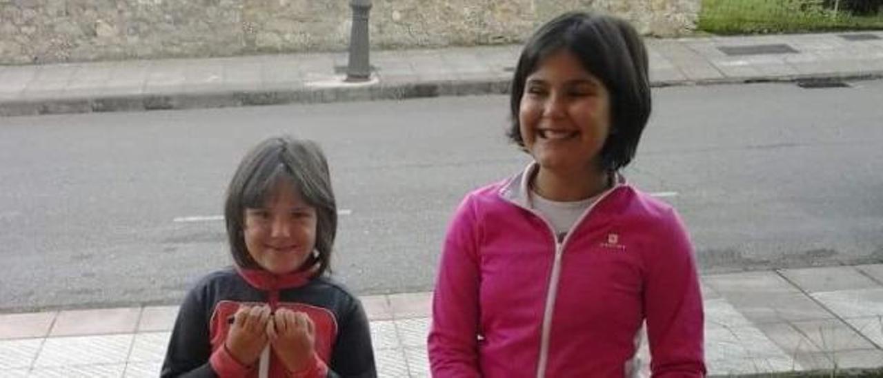 Sara y Amets, en Soto del Barco.