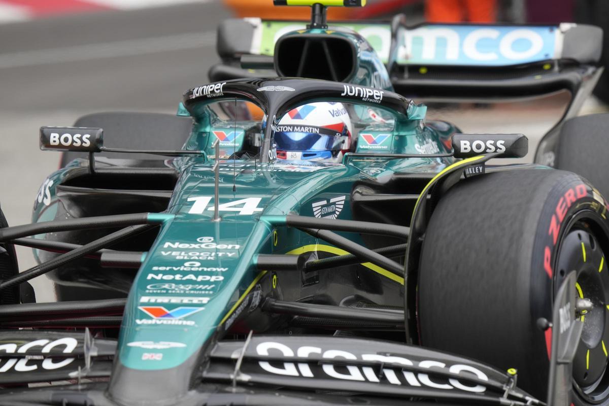 Fernando Alonso, durante el GP de Mónaco