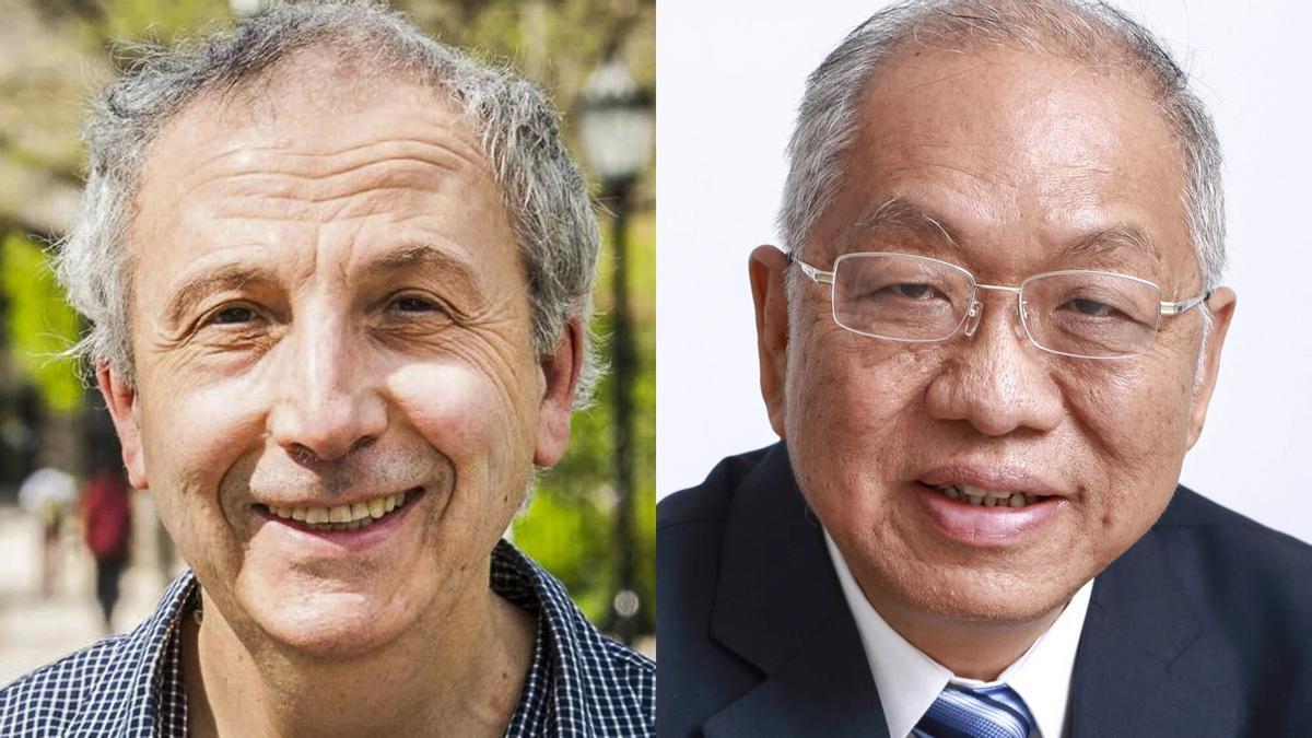 Vladimir Drinfeld y Shing-Tung Yau, ganadores del Premio Shaw 2023 en Matemáticas.