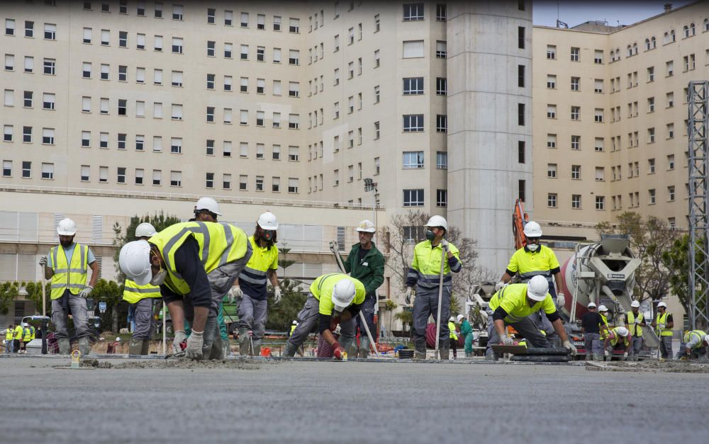 El Consell prevé que el próximo viernes pueda trasladarse el material para comenzar a atender pacientes de forma inminente