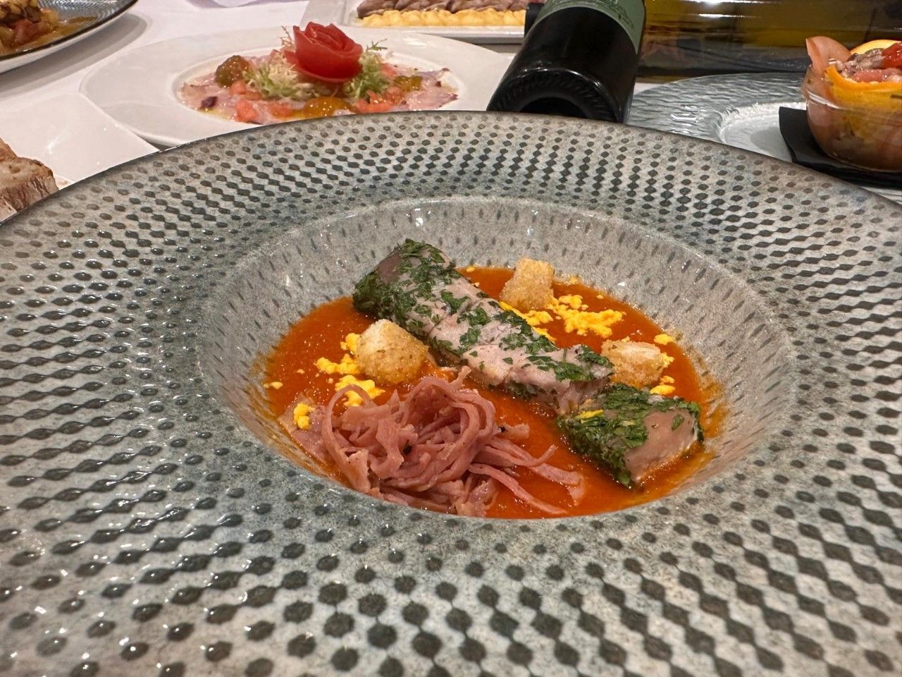 Presentación de las jornadas gastronómicas del pescado azul que organiza Emgrobes y se celebran hasta el 31 de mayo.