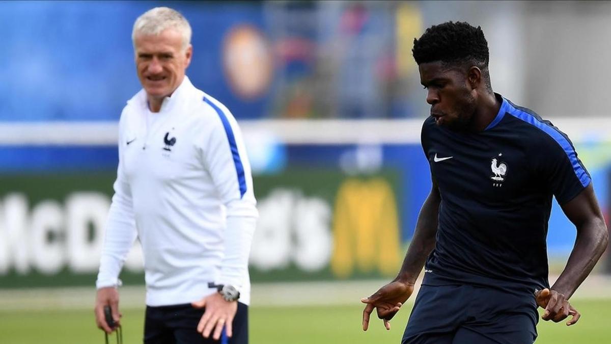 rpaniagua34508412 france s defender samuel umtiti  r  kicks the ball next to f160702195930