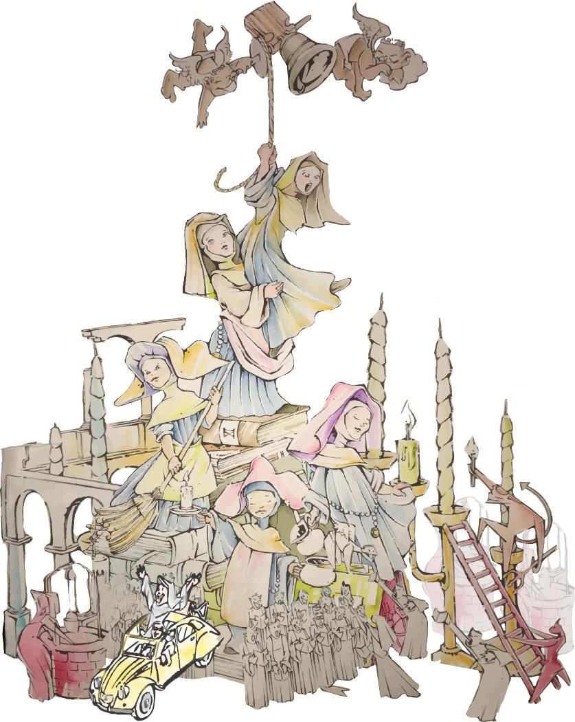 Fallas 2021 - Bocetos de la Sección Primera A
