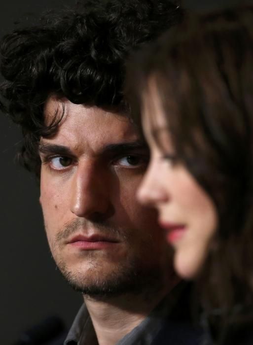 Cast members Louis Garrel and Marion Cottilard ...