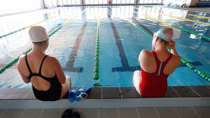 La piscina del complejo deportivo Santi Cazorla, en Lugo de Llanera.