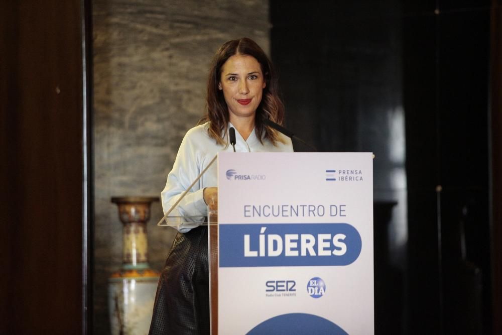 Patricia Hernández en el 'Encuentro de Líderes'