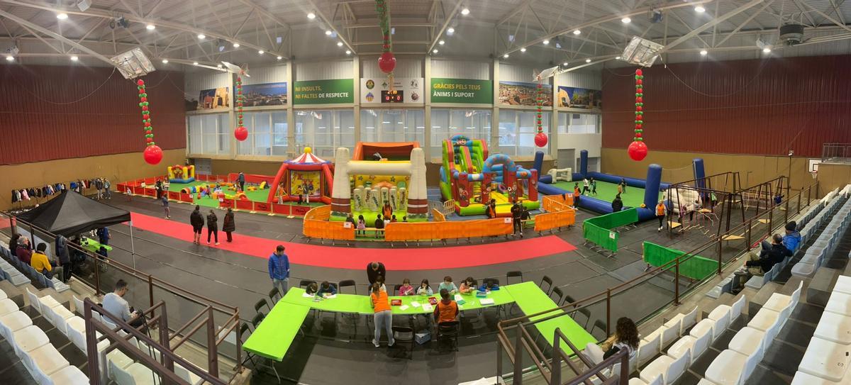 Jocs instal·lats al pavelló Rafa Martínez