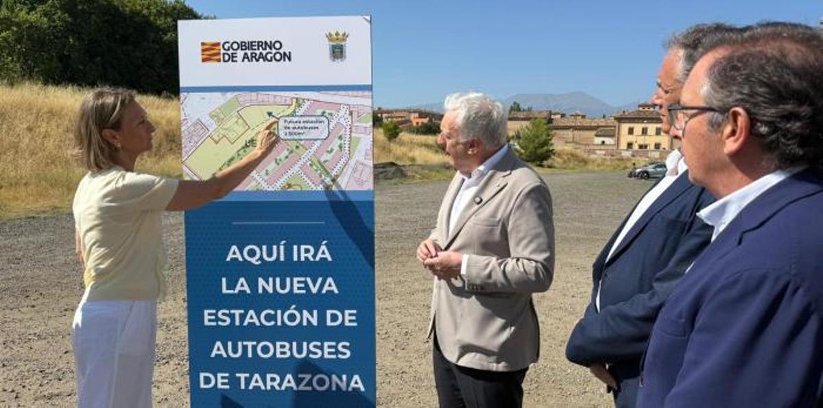 El Gobierno de Aragón y el Ayuntamiento de Tarazona impulsan la construcción de una nueva estación de autobuses.