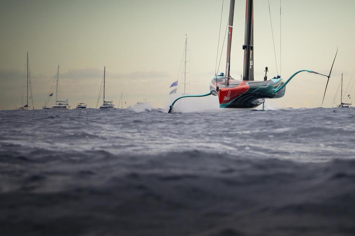 El equipo neozelandés durante la octava regata