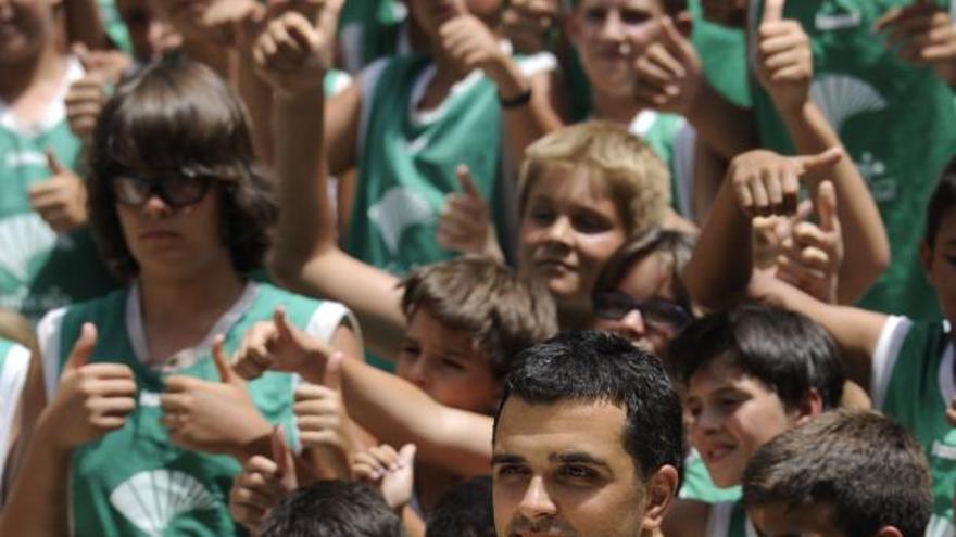 Simon, en el Campus Unicaja.