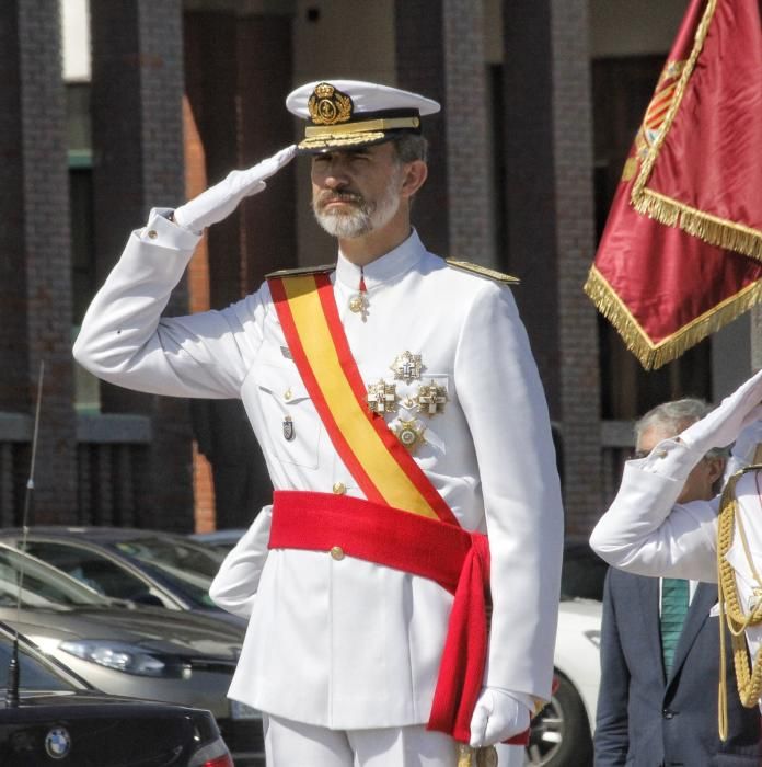 Felipe VI preside en la Escuela Naval Militar los actos del Día del Carmen. Julio Santos