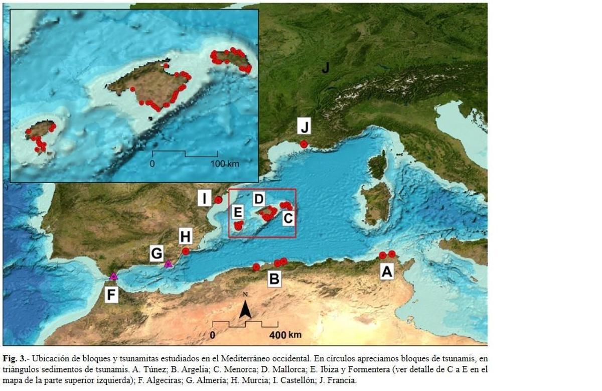 Puntos en los que perduran los efectos del tsnami