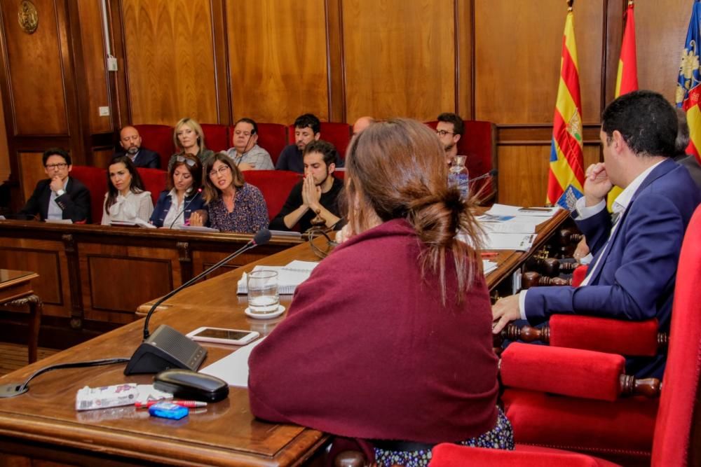 Pleno sobre la gestión del temporal en Alcoy