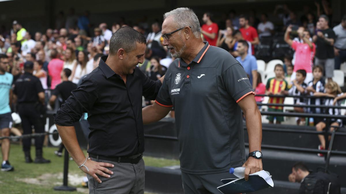 Buenos amigos: Sergi Escobar y Miguel Álvarez, en una imagen de septiembre del 2018.