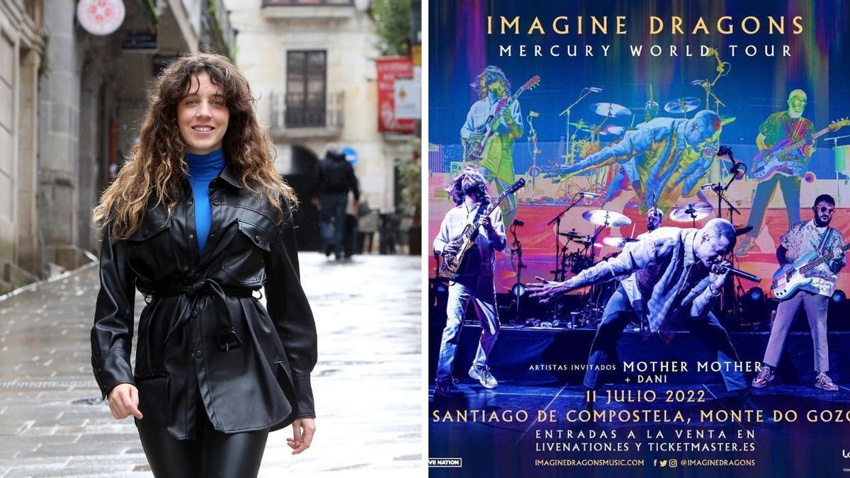 La viguesa dani (Daniela Costas) actuará como telonera de Imagine Dragons