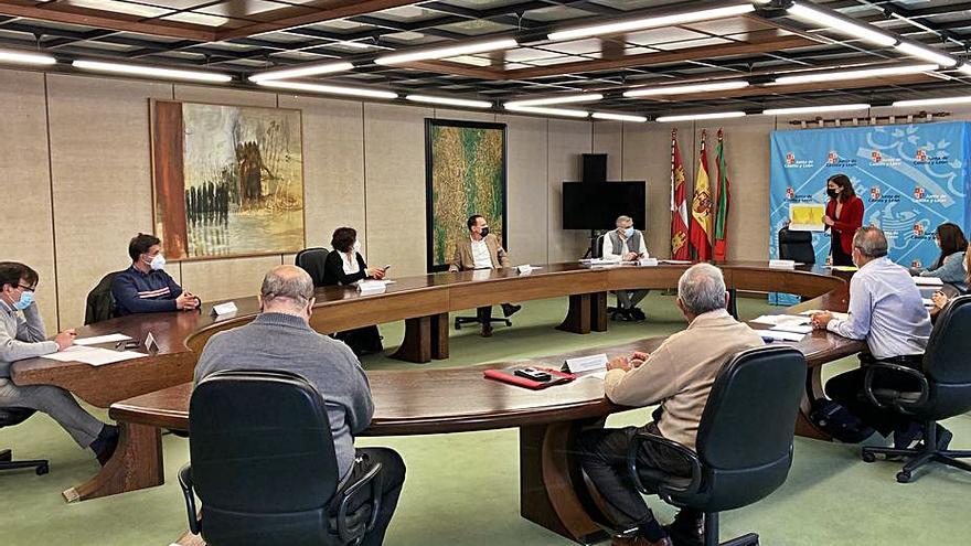 Reunión del Cecopi celebrada ayer en Zamora.