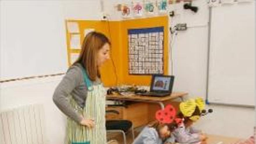 Una classe del CEIP de Sant Jordi Desvalls, en una imatge d&#039;arxiu.