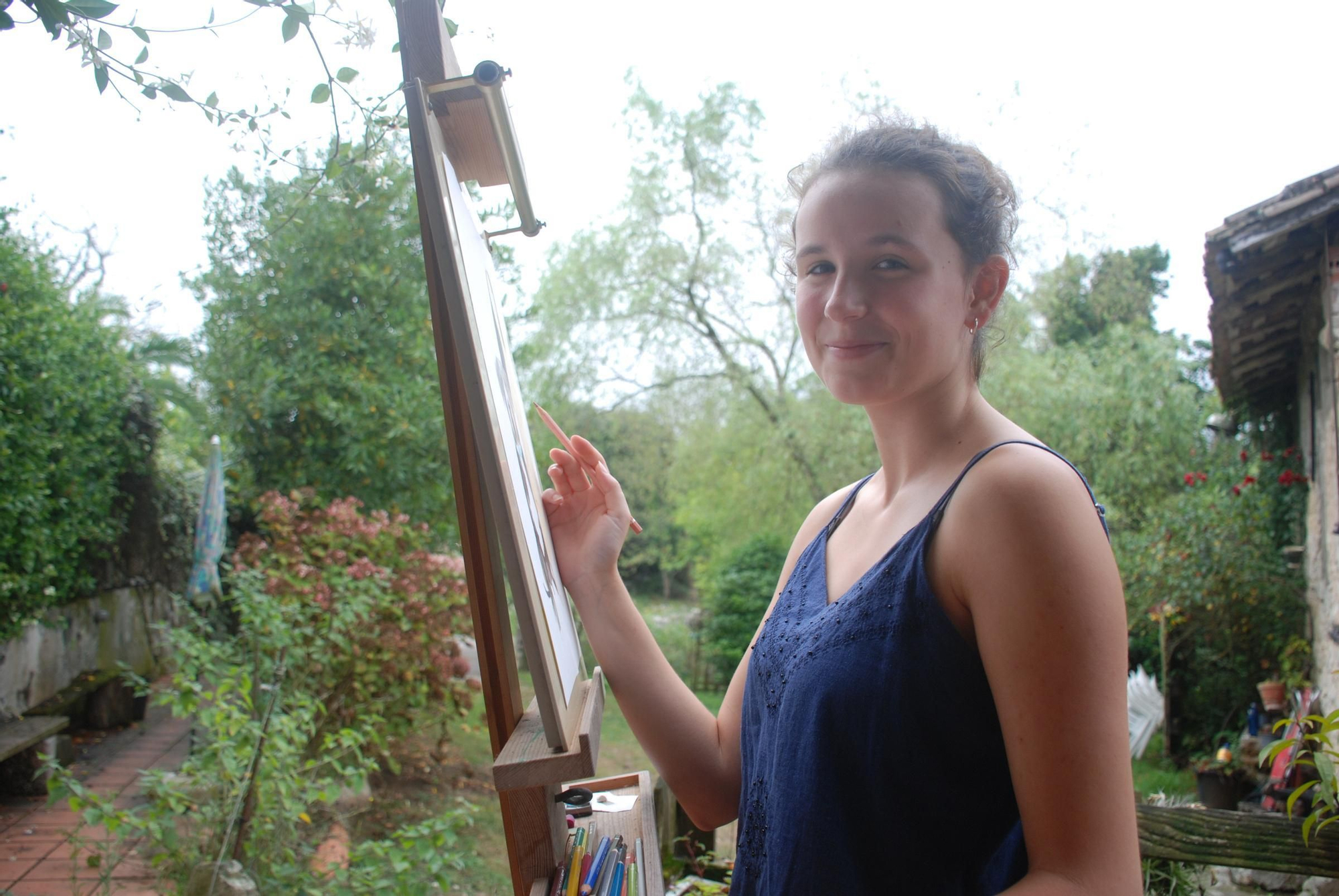 Carmen Rodríguez Villar, artista llanisca