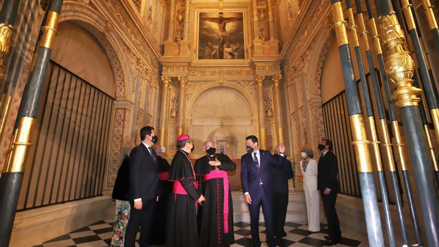 Vista institucional a la Capilla del Espíritu Santo y el renovado Palacio Episcopal