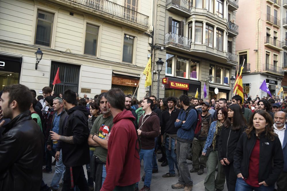 Manifestació contra l''actuació dels Mossos a Manresa