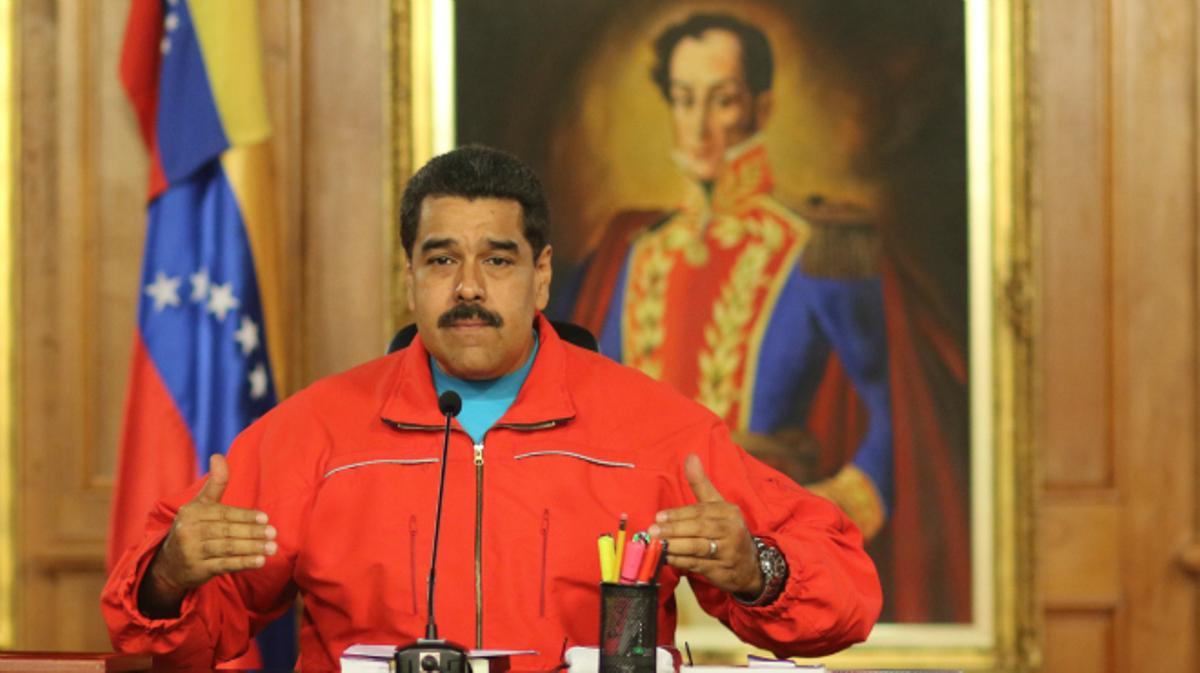Compareixença del president de Veneçuela, Nicolás Maduro, per valorar els resultats de les eleccions legislatives.