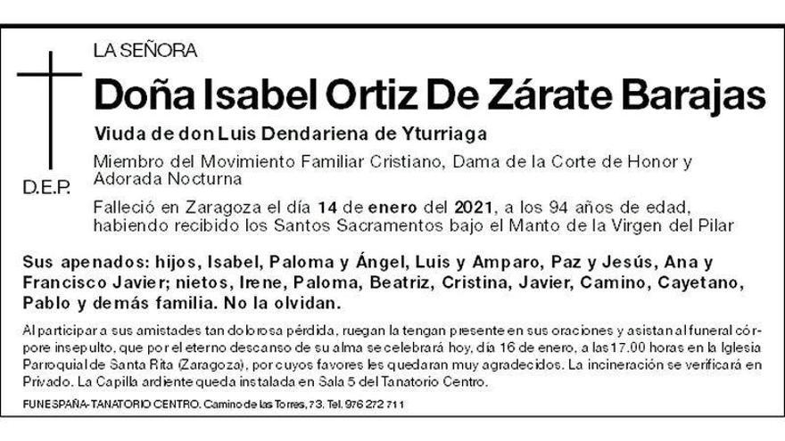 Isabel Ortiz de Zárate Barajas