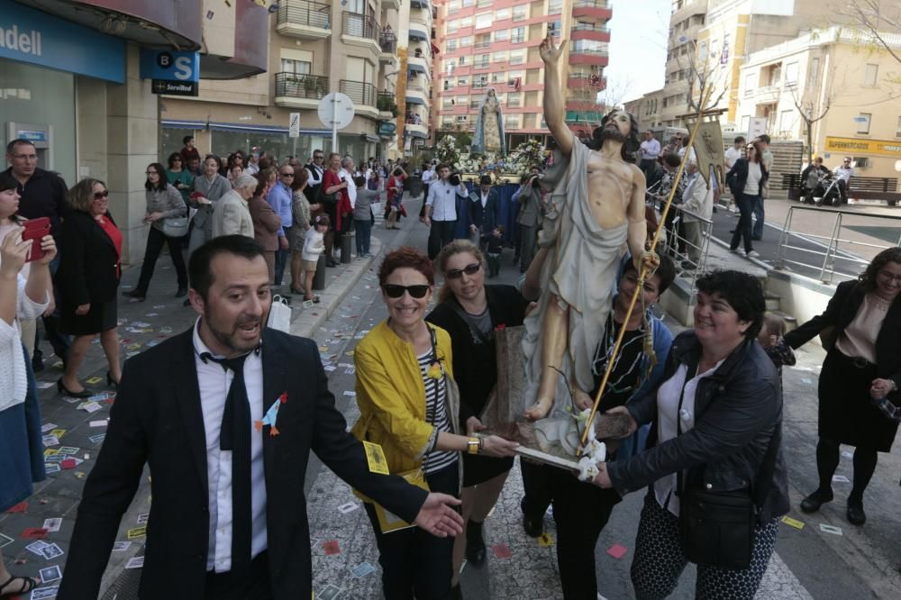 Cae la imagen del Cristo Resucitado en La Vila Joiosa