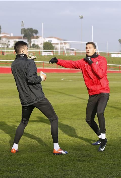 Entrenamiento del Sporting