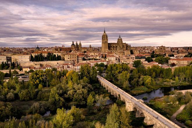 Vista aérea de la ciudad de Salamanca