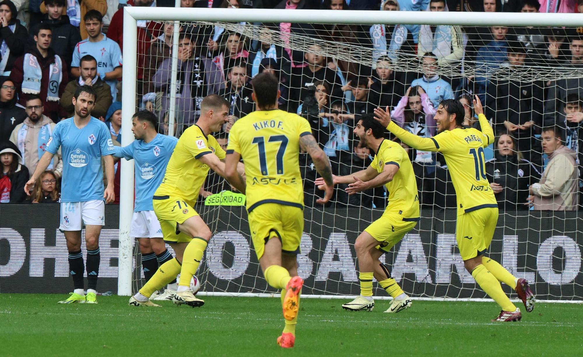 El Celta-Villarreal, en imágenes