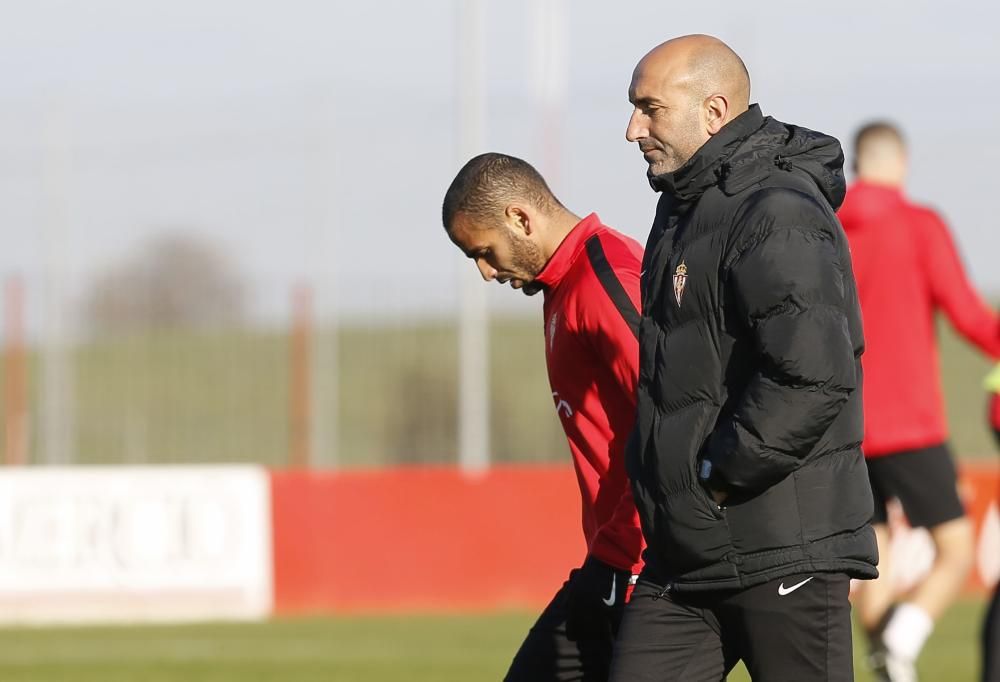 Entrenamiento del Sporting