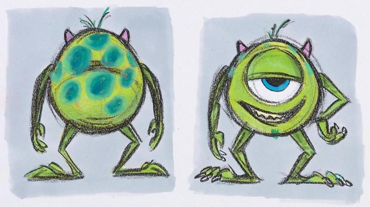 Estudi de color per a Mike, personatge de ’Monstruos, S.A.’, de la factoria Pixar. Estudi de color per a Mike, personatge de ’Monstruos, S.A.’, de la factoria Pixar.