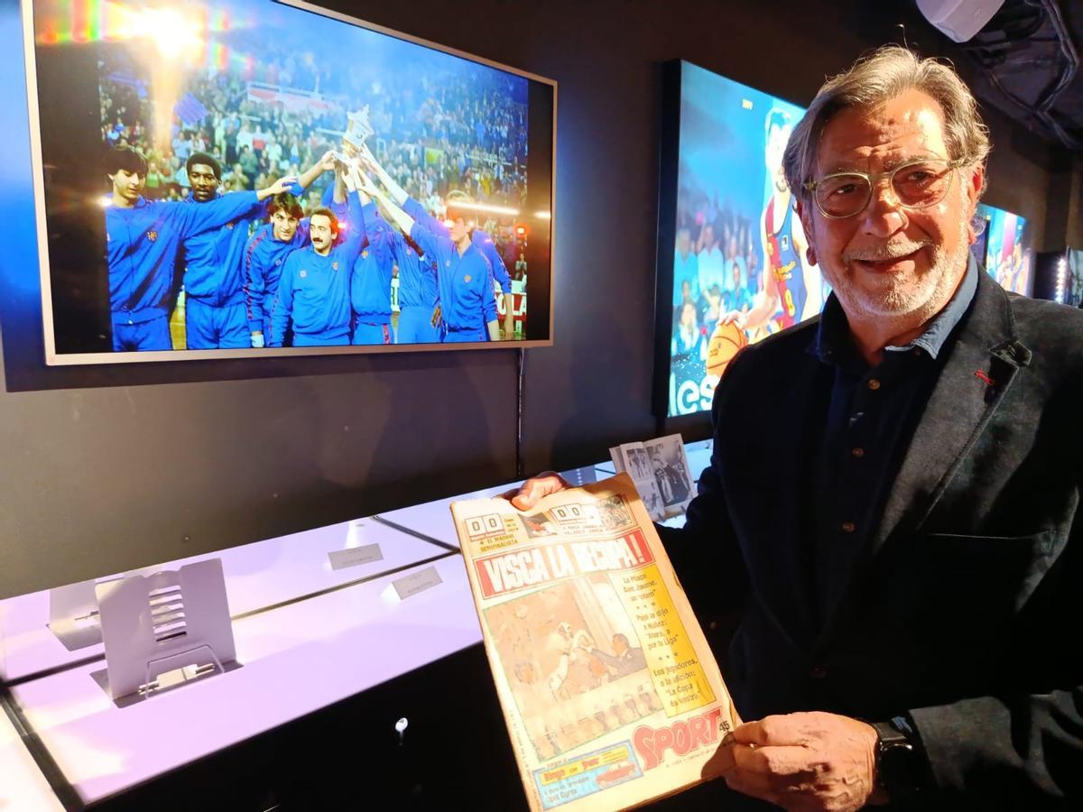 Manolo Flores, con el SPORT del día de la Recopa