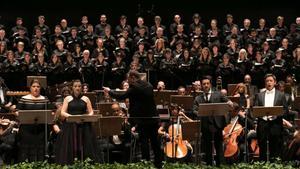 Inauguración del Festival Castell de Peralada, con el ’Réquiem’, de Verdi, en memoria de Carmen Mateu. 