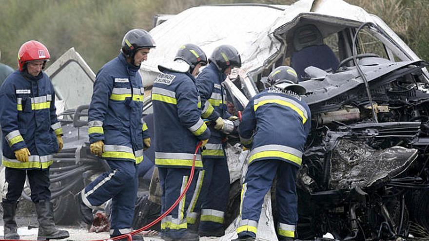 Moren 6 homes en un accident a Palència